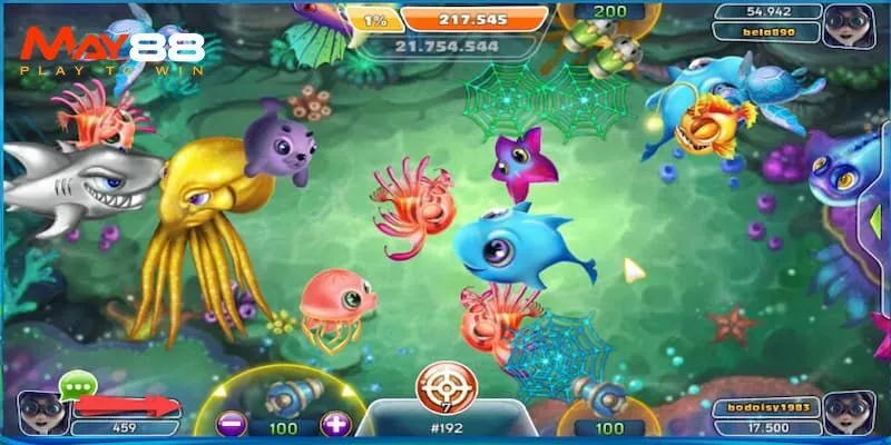 Luật chơi máy bắn cá online May88